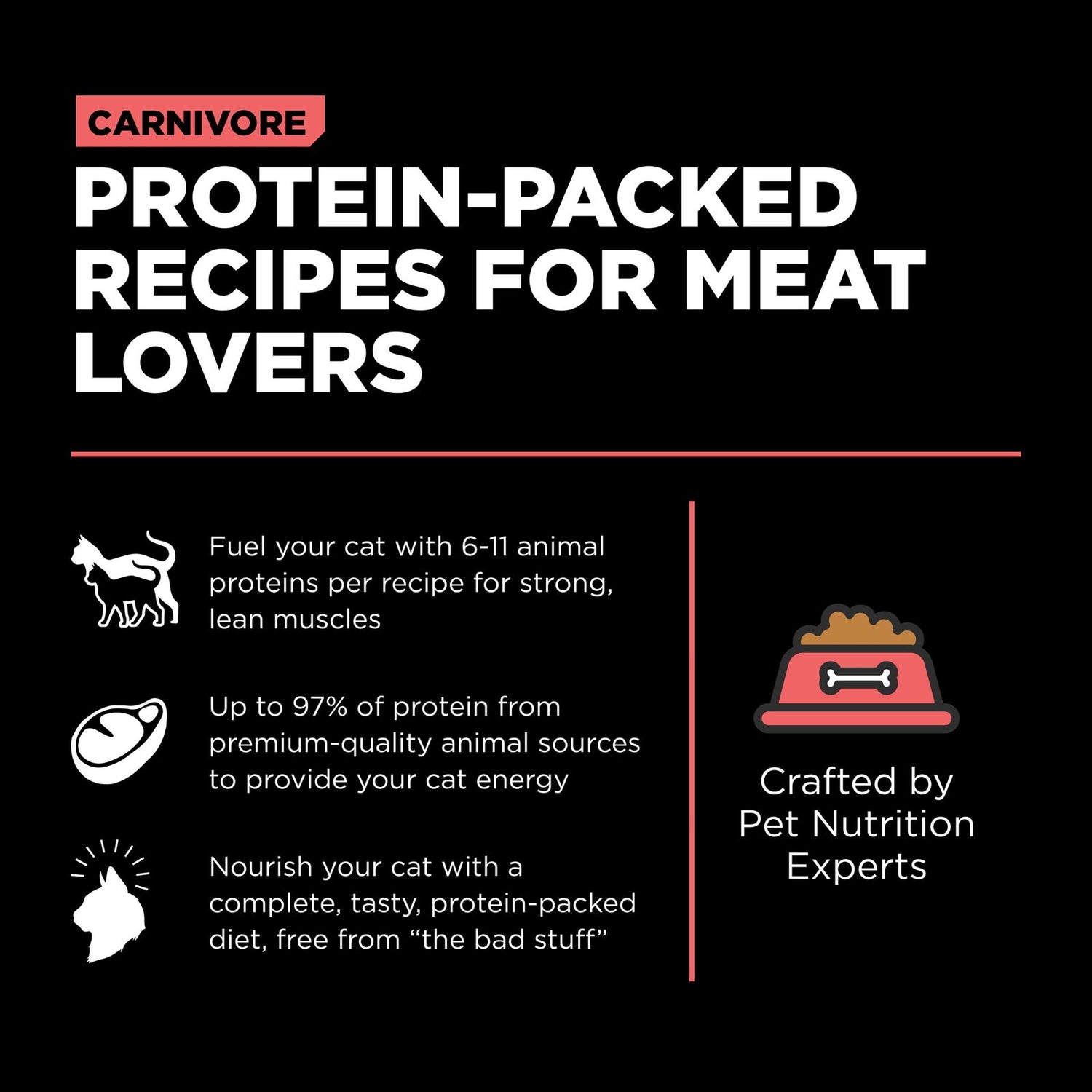 Go! Solutions Carnivore Salmon + Cod Grain-Free Dry Cat Food – Premium Fish Protein, Omega-Rich | Made in Ontario
