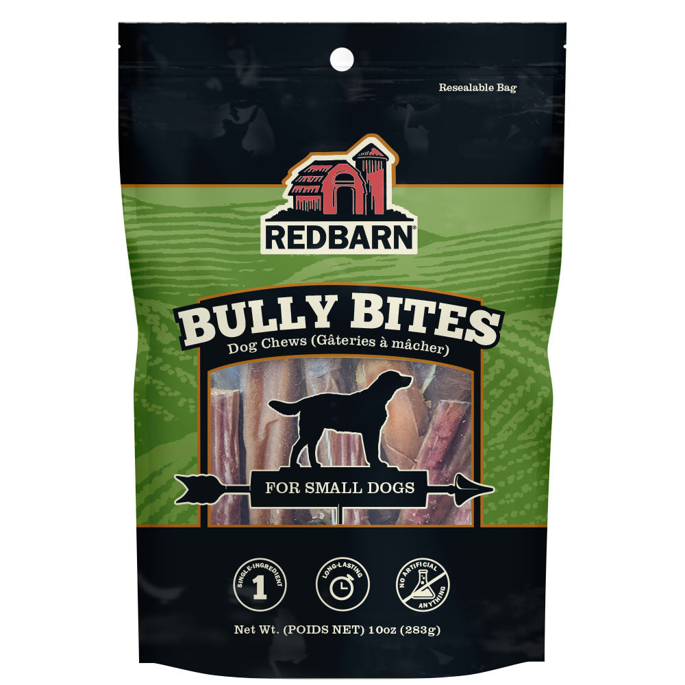 RedBarn Bully Bites 10 oz – Natural Bully Stick Dog Treats