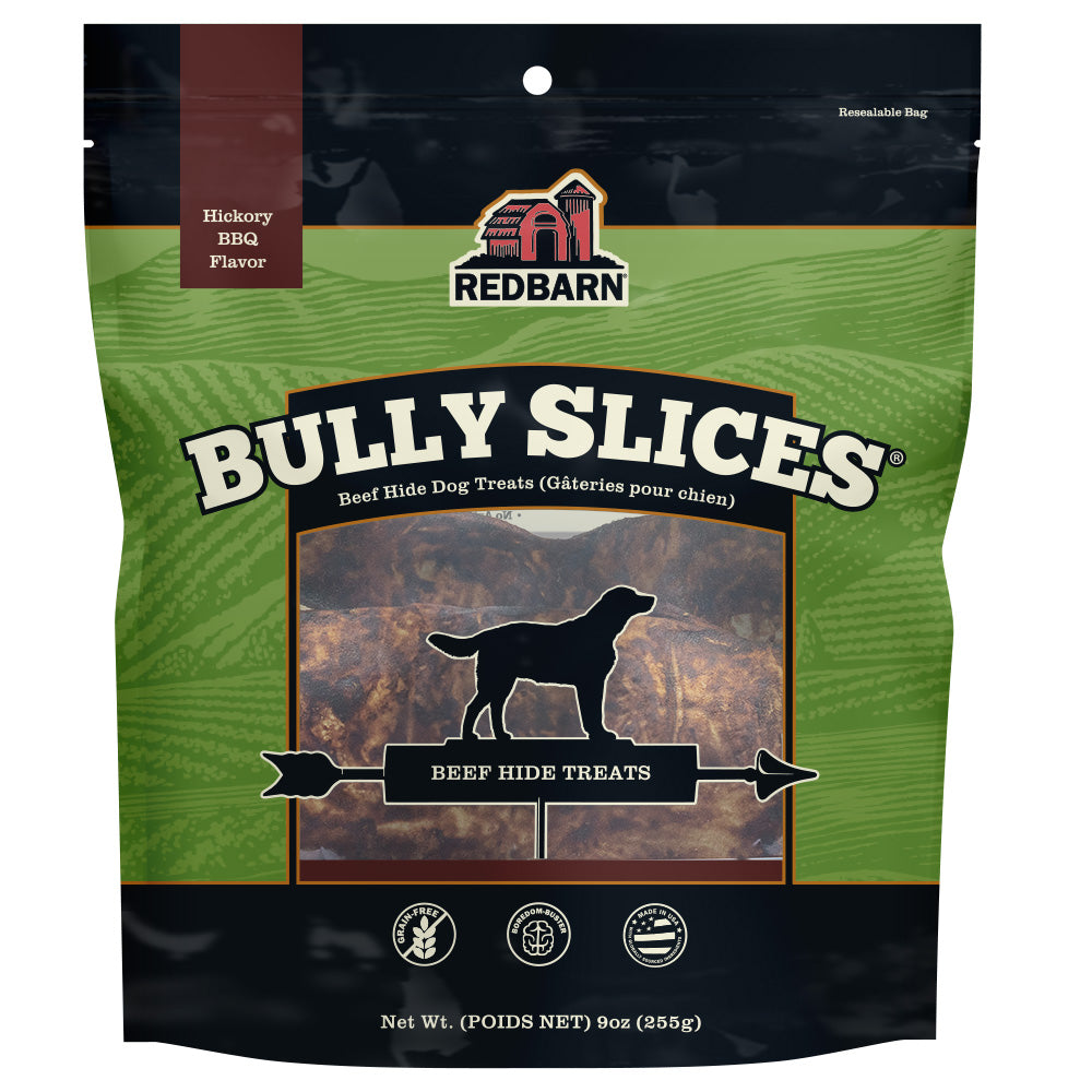 RedBarn Bully Slices BBQ 9 oz – Smoky Dog Chew Treats