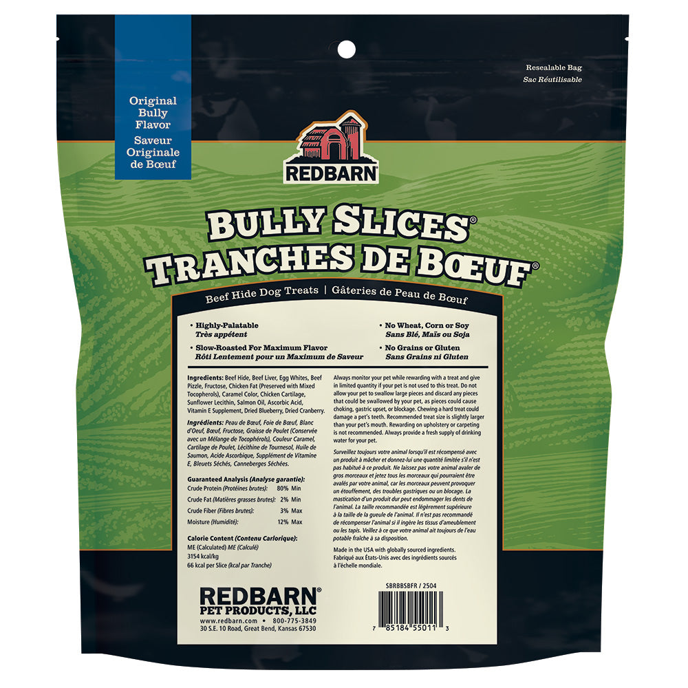 RedBarn Bully Slices Original Bully 9 oz – Natural Dog Chew Treats
