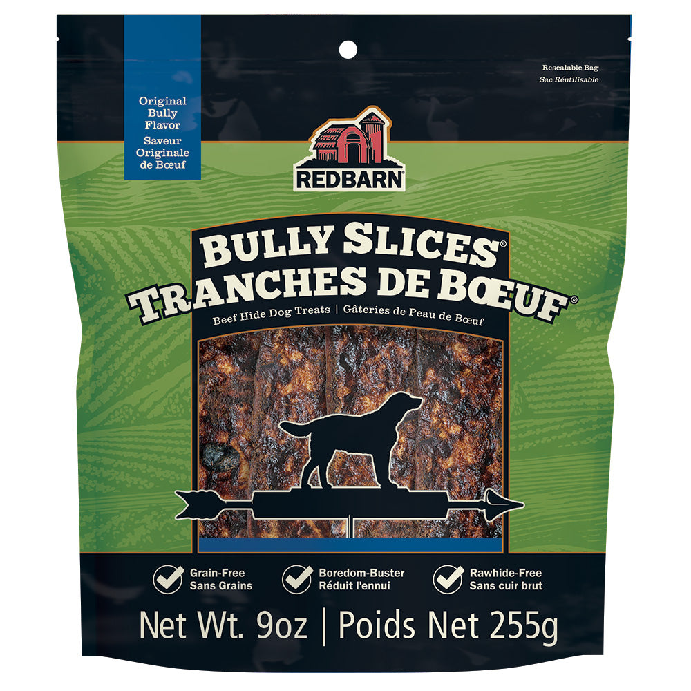 RedBarn Bully Slices Original Bully 9 oz – Natural Dog Chew Treats