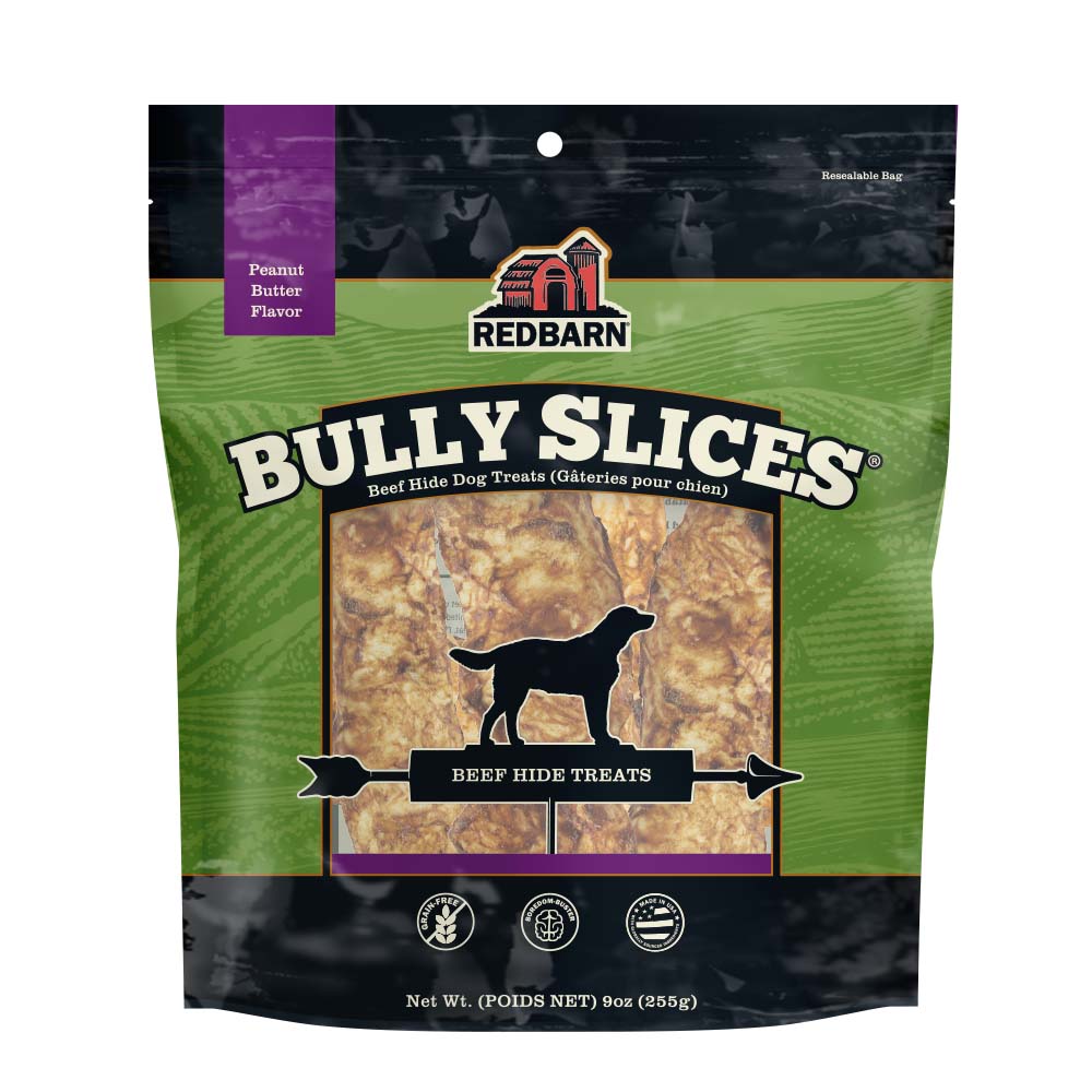 RedBarn Bully Slices Peanut Butter 9 oz – Dog Chew Treats