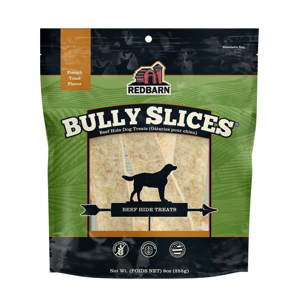 RedBarn Bully Slices French Toast 9 oz – Dog Chew Treats