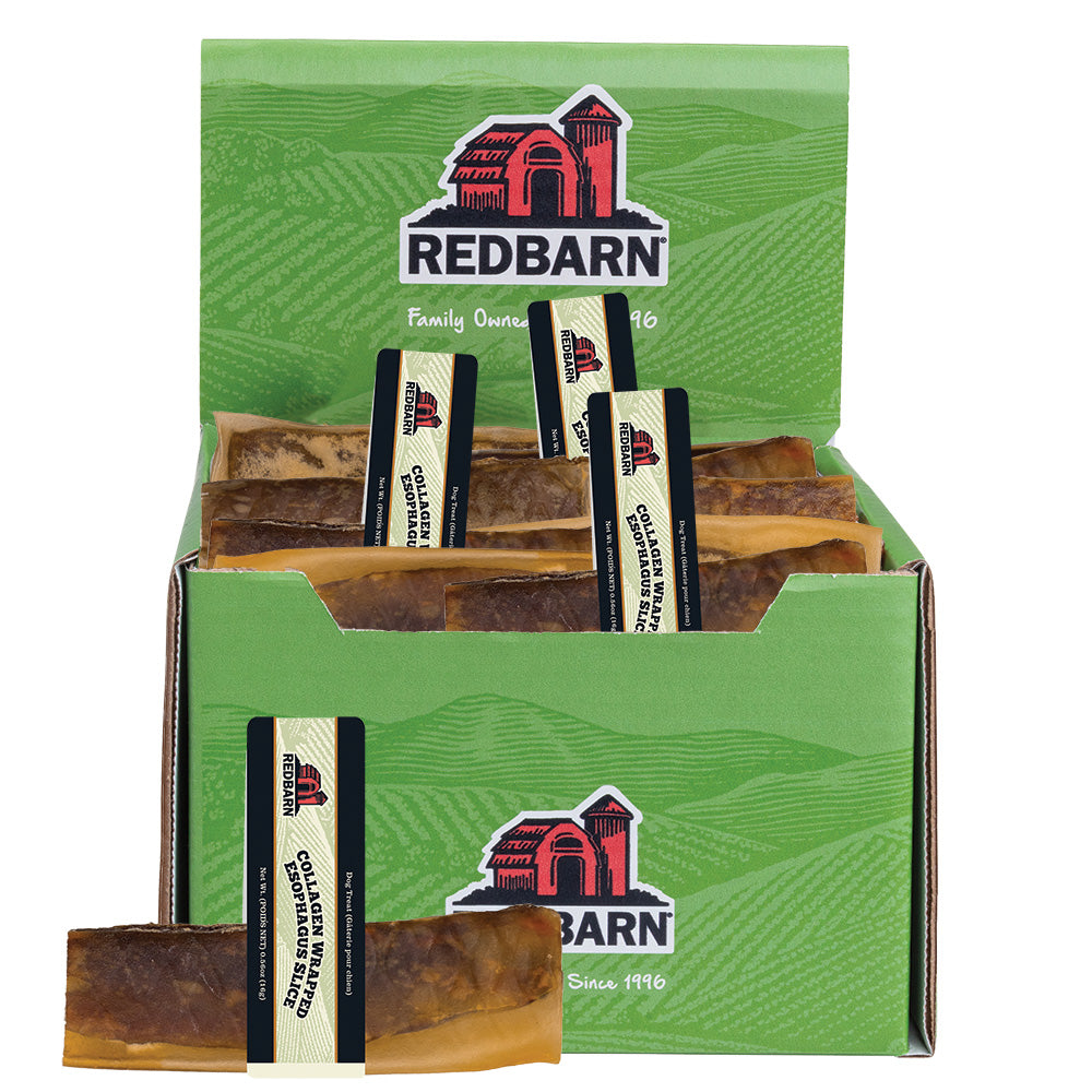 RedBarn Collagen Wrapped Esophagus Slice – Functional Natural Dog Treat