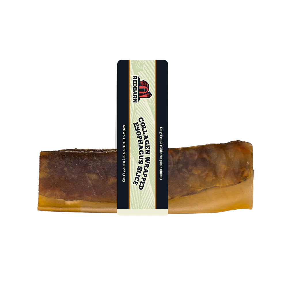 RedBarn Collagen Wrapped Esophagus Slice – Functional Natural Dog Treat