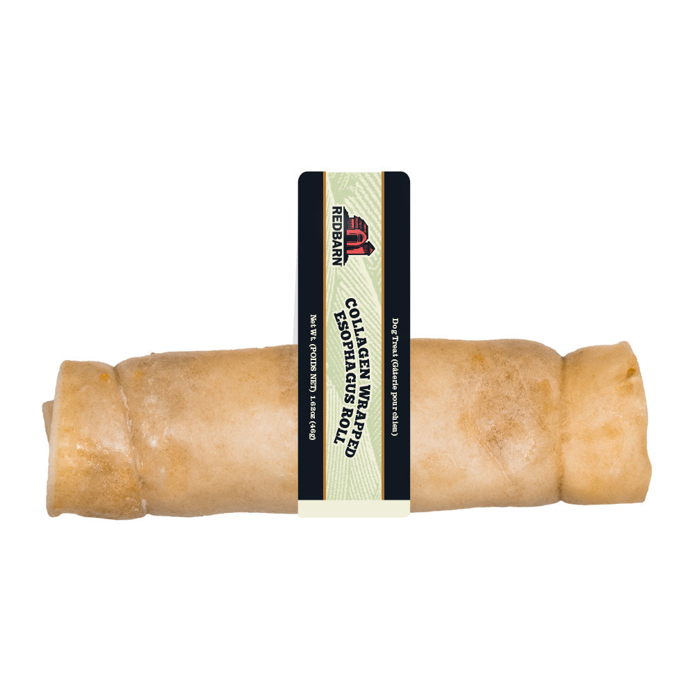 RedBarn Collagen Wrapped Esophagus Roll – Functional Natural Dog Chew