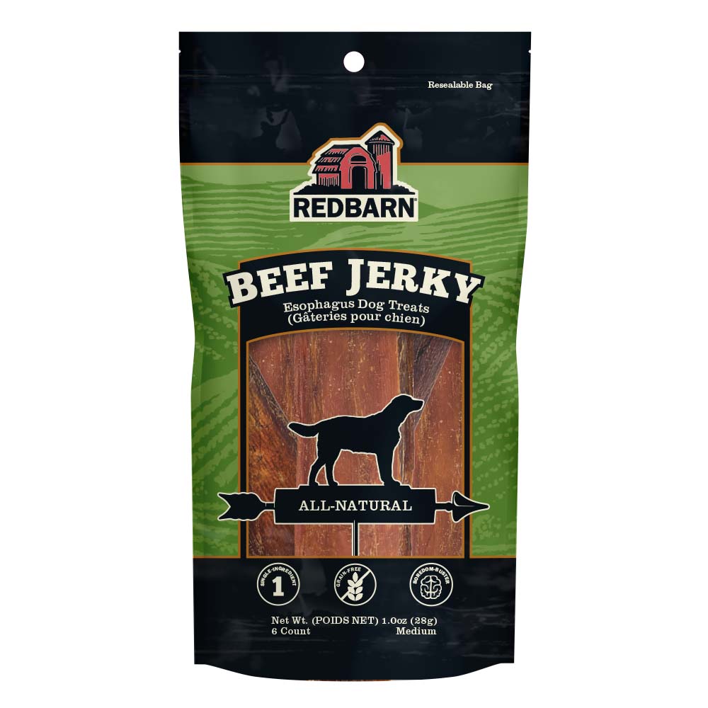 RedBarn Barky Bark Jerky 6-Pack – Real Beef Dog Treats