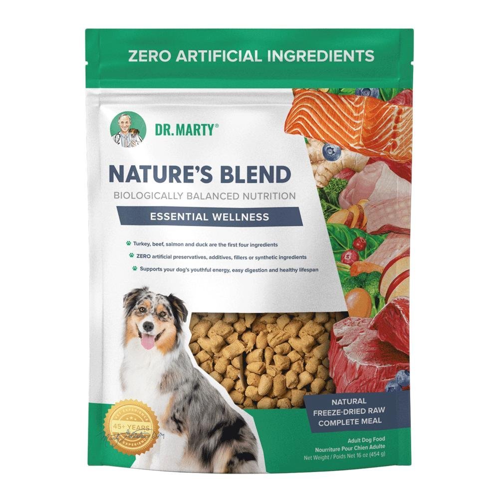 Dr. Marty Nature's Blend Freeze-Dried Raw Dog Food | Multi-Protein, No Fillers, 454g