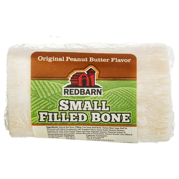 RedBarn Filled Bone Peanut Butter Small – Natural Dog Chew Treat