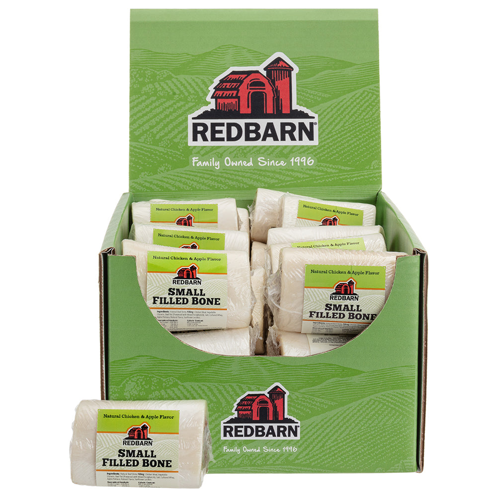 RedBarn Natural Filled Bone Chicken & Apple Small – Dog Chew