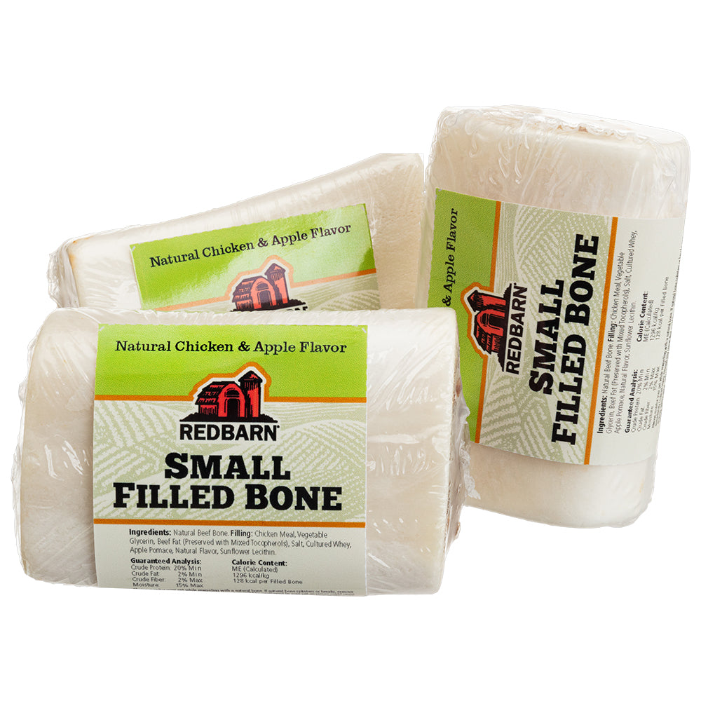 RedBarn Natural Filled Bone Chicken & Apple Small – Dog Chew