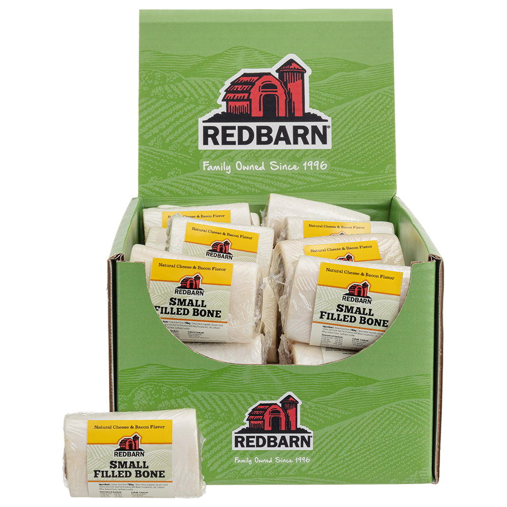 RedBarn Natural Filled Bone Cheese & Bacon Small – Dog Chew