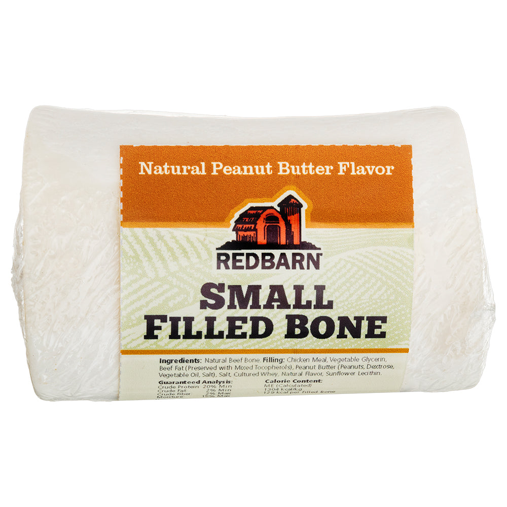 RedBarn Natural Filled Bone Peanut Butter Small – Dog Chew