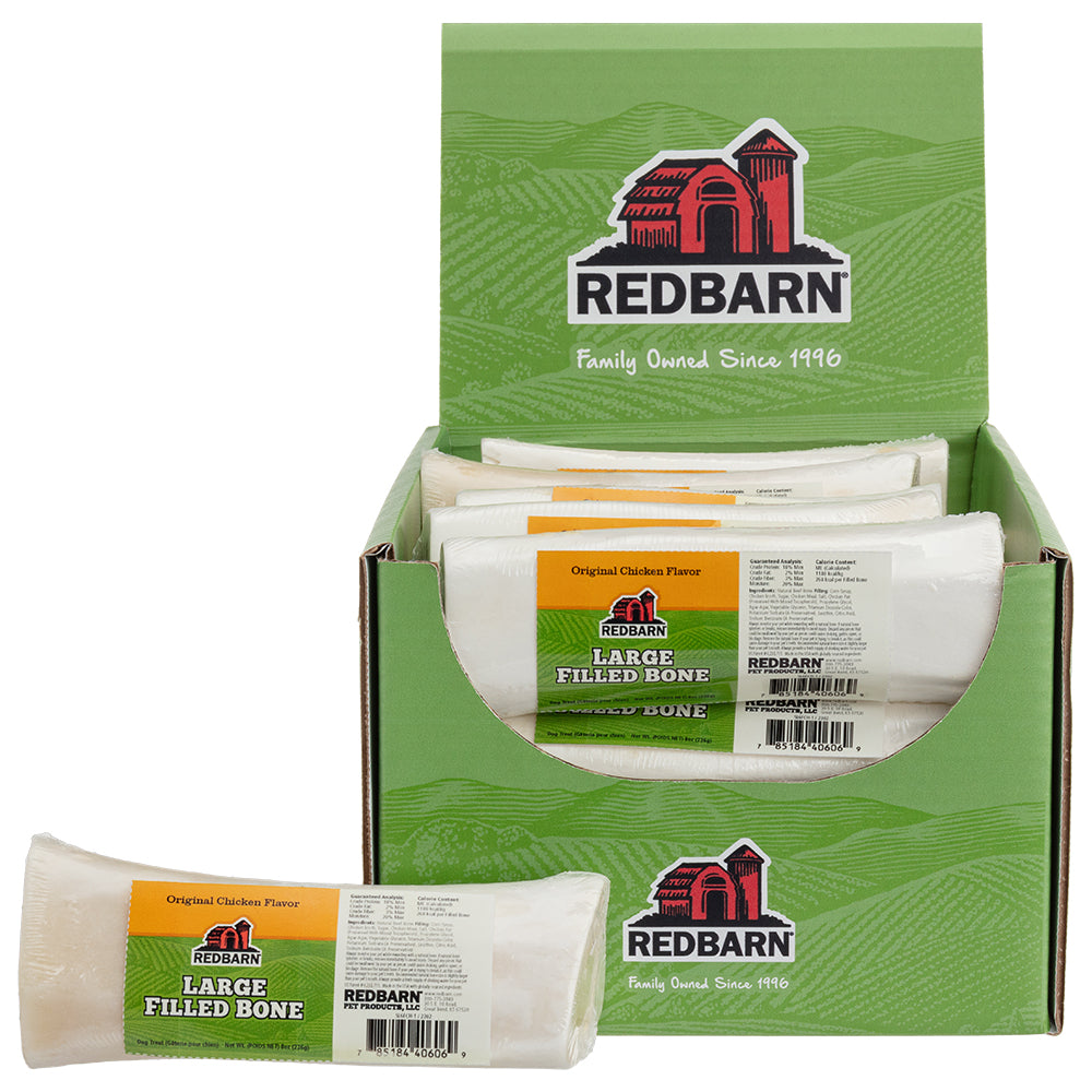 RedBarn Filled Bone Chicken Large – Long-Lasting Dog Chew