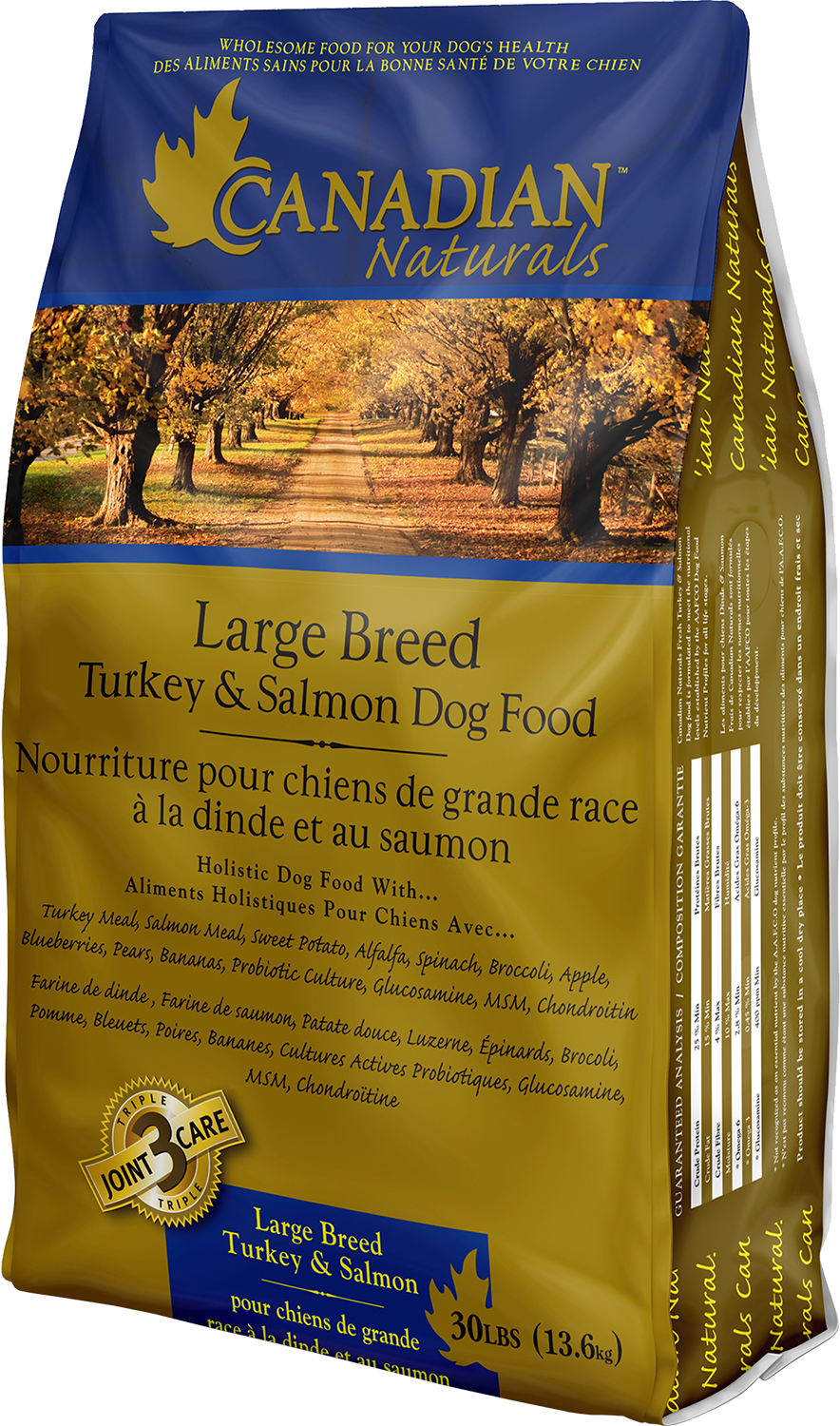 Canadian Naturals Dog Large Breed Turkey & Salmon Recipe