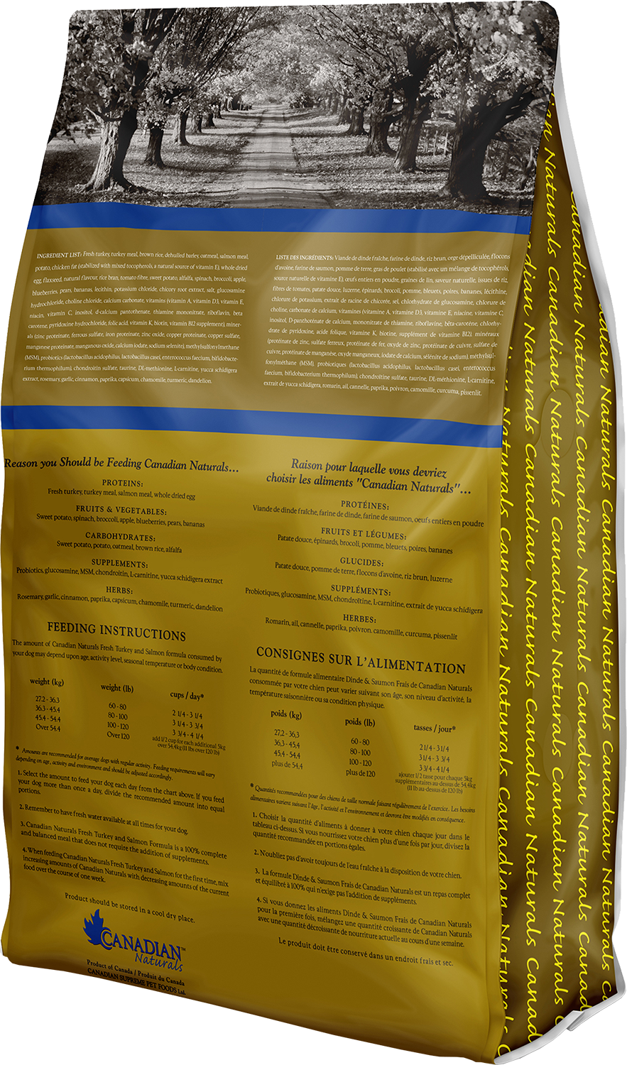 Canadian Naturals Dog Large Breed Turkey & Salmon Recipe