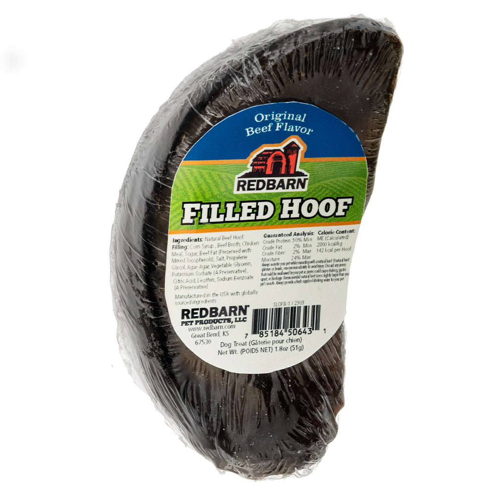 RedBarn Filled Hoof Beef – Natural Long-Lasting Dog Chew