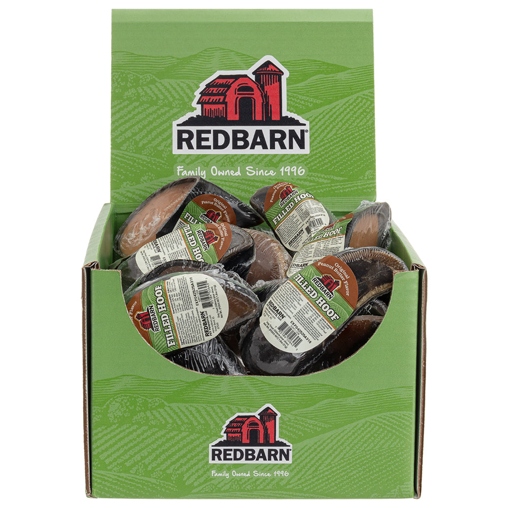 RedBarn Filled Hoof Peanut Butter – Natural Dog Chew Treat