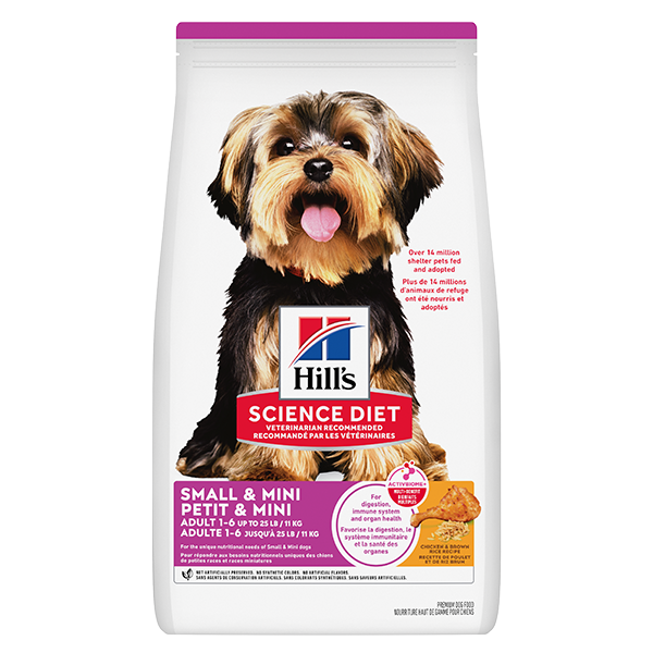 Hill's Science Diet Adult Small & Mini Chicken Meal Dry Dog Food – ActivBiome+ | 4.5lb