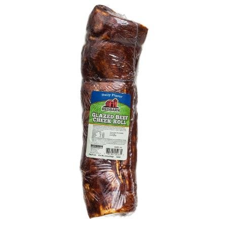 RedBarn Glazed Beef Cheek Roll | Bully Flavour Long-Lasting Dog Chew