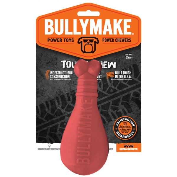 Bullymake Tough Turkey Leg Beef Flavour Dog Chew Toy