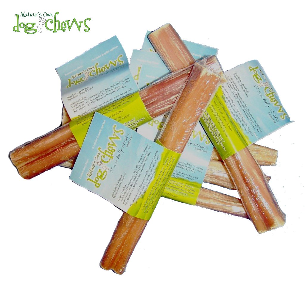 Nature's Own Odour-Free Bully Stick | 6 inch | Grass-Fed | Dog Chew