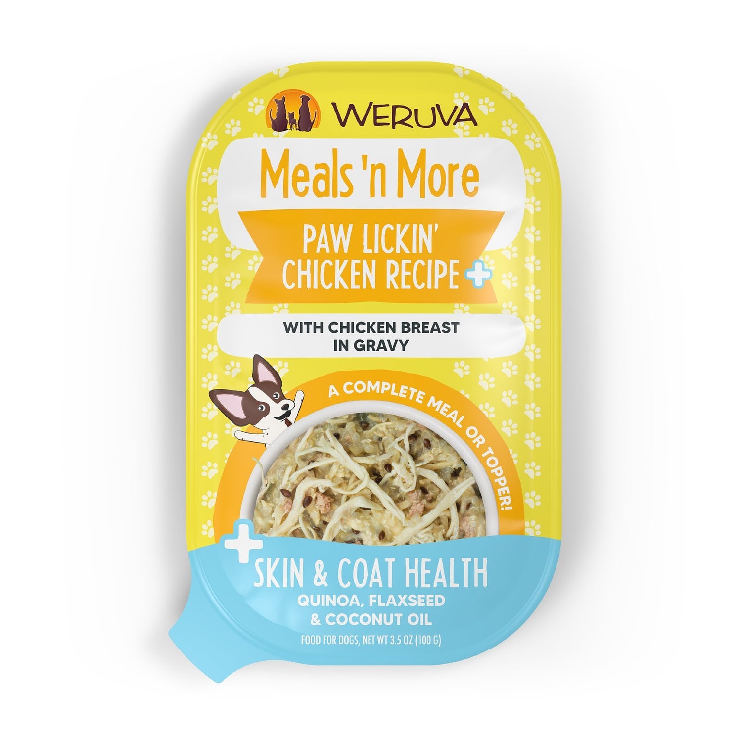 Weruva Paw Lickin' Chicken Wet Dog Food | 3.5oz White Breast Meat in Savoury Gravy