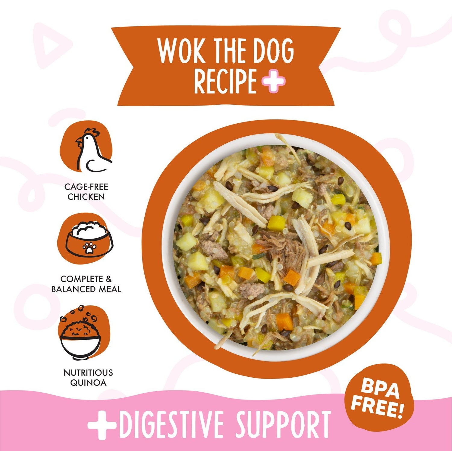 Weruva Wok The Dog Wet Dog Food | 3.5oz Chicken & Beef with Digestive Support
