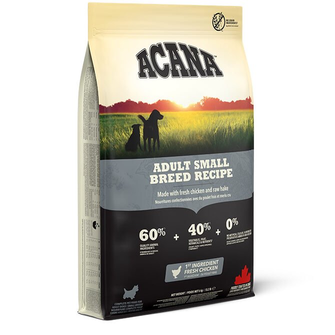 ACANA Adult Small Breed Dry Dog Food – Free-Run Chicken & Hake | Made in Canada