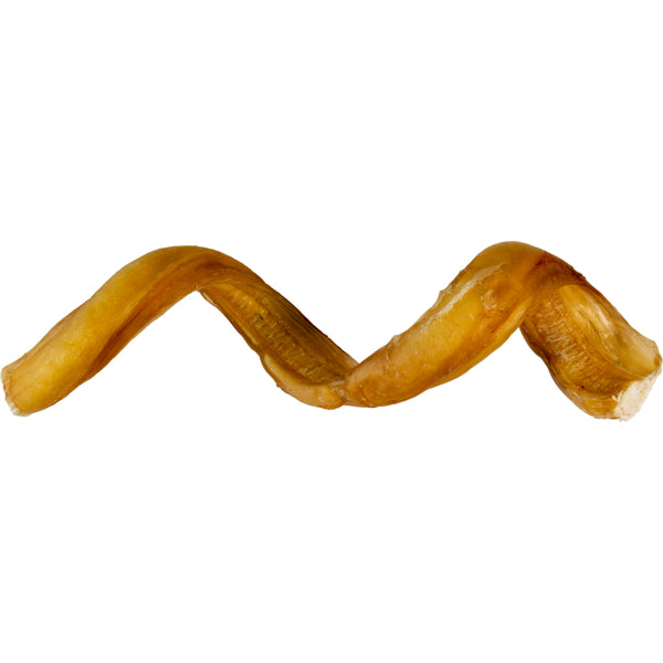 ASADO Bully Spiral Natural Dog Chew – 6" Beef Pizzle Spiral for Medium & Large Dogs