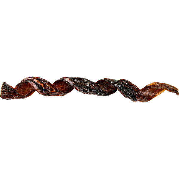 ASADO Beef Esophagus Spiral Dog Chew – 12" Natural Glucosamine & Chondroitin Chew for Dogs