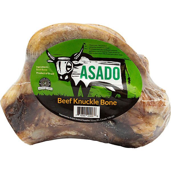 ASADO Beef Knuckle Bone Natural Dog Chew – Collagen & Marrow Bone for Dogs