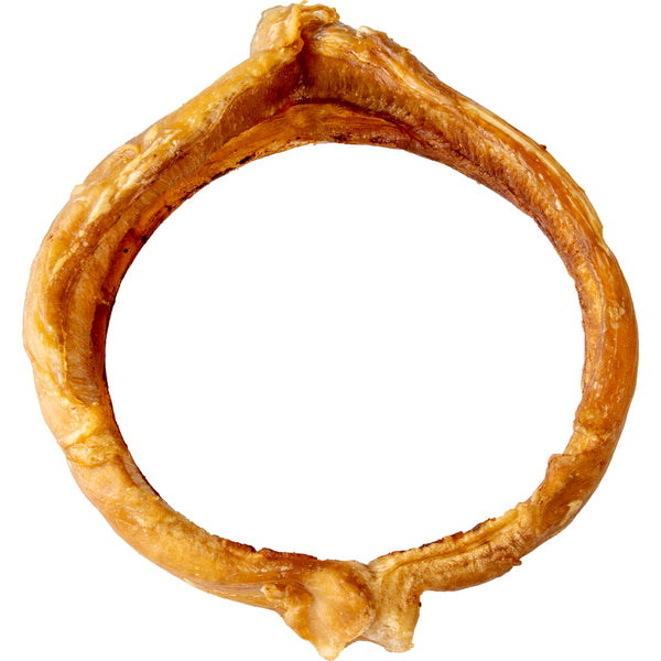 ASADO Bully Ring Natural Dog Chew – 4" Beef Pizzle Ring for Small & Medium Dogs
