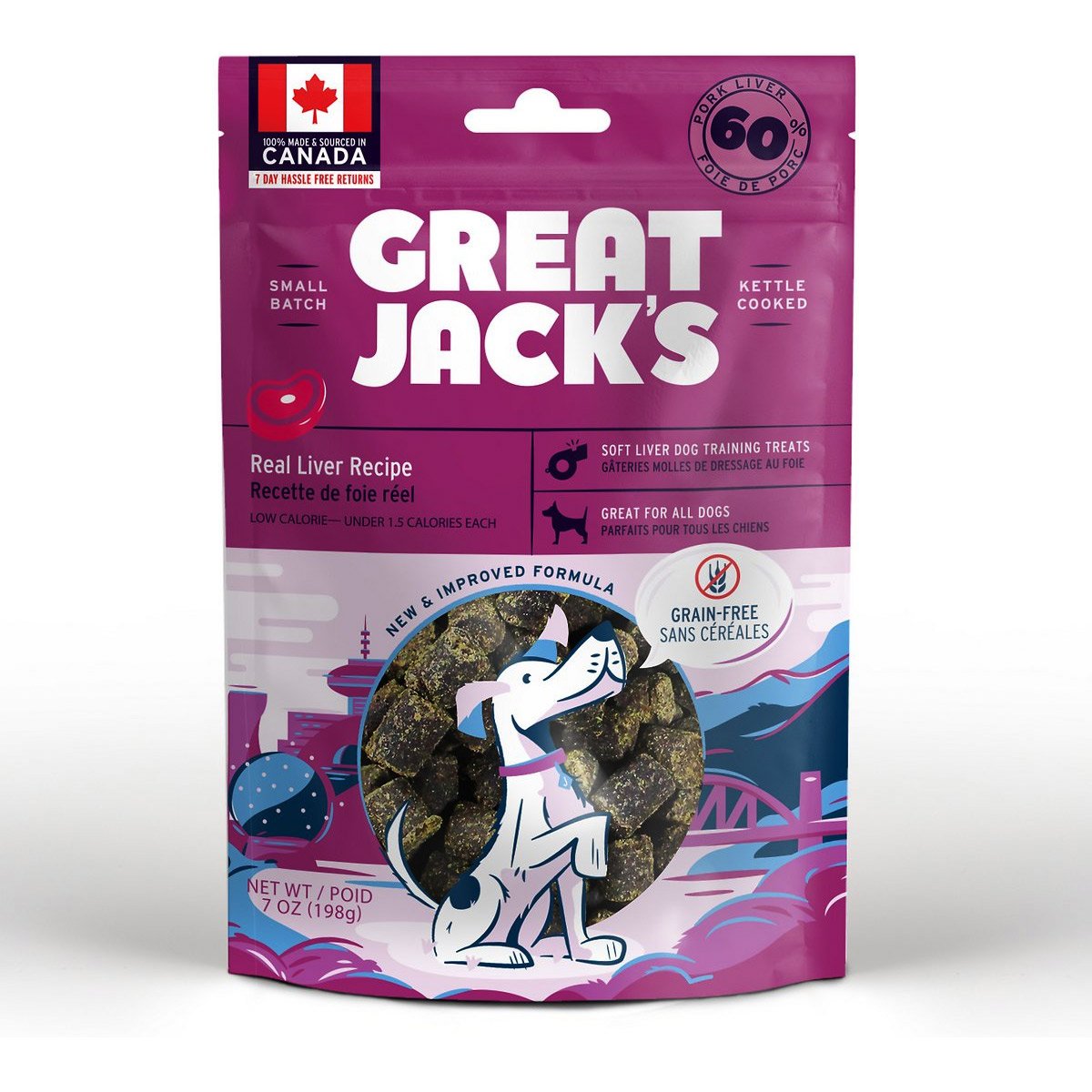 Great Jack's Dog Treats Real Liver Recipe