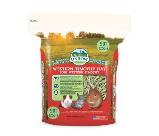 Oxbow Western Timothy & Orchard Grass Hay Blend | For Rabbits, Guinea Pigs & Chinchillas | 40oz & 90oz
