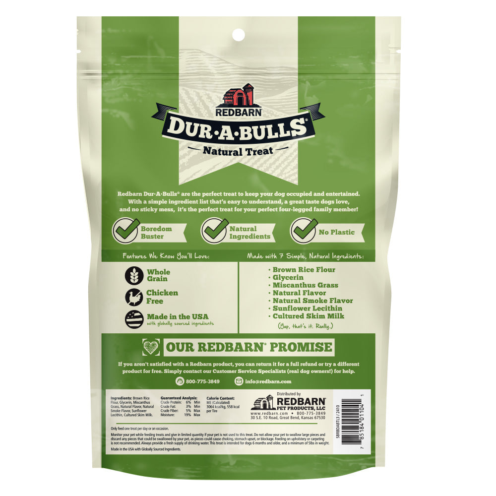 RedBarn Dur-A-Bulls Tire Large 3-Pack – Durable Bully Stick Dog Chews