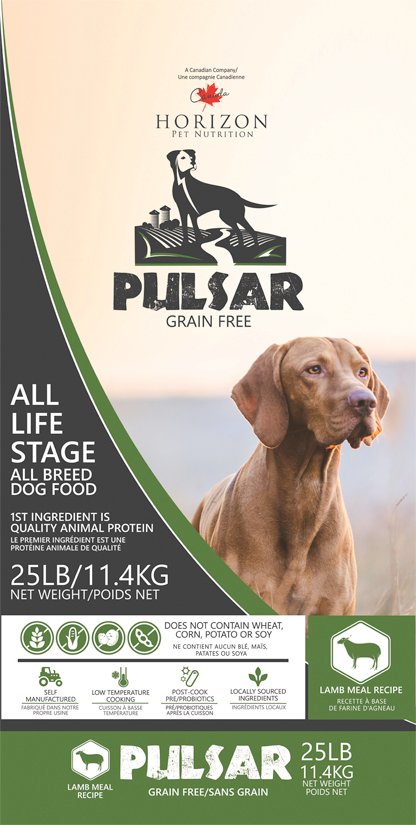 Horizon Pulsar Dog  Lamb Recipe
