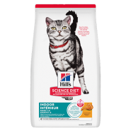 Hill's Science Diet Indoor Chicken Recipe Dry Cat Food – ActivBiome+ | Adult Cats 1–6 Years | 3.5lb