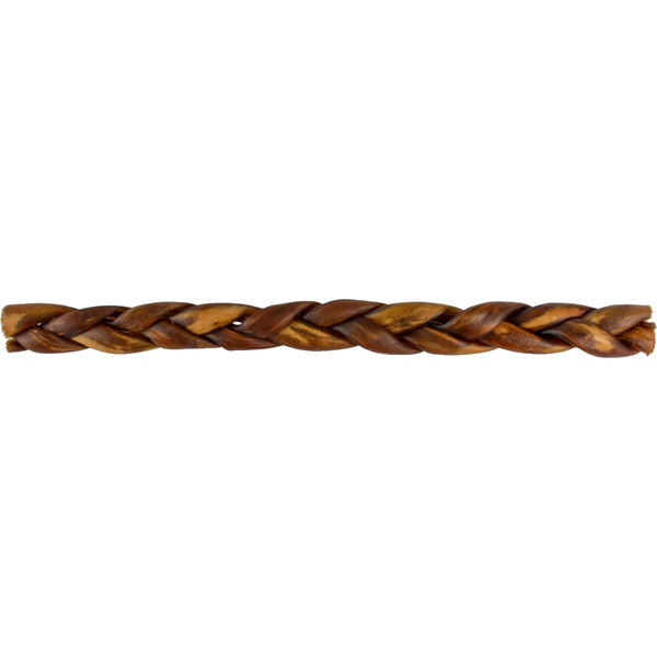 UNBELIEVABULLS Braided Bully Stick Dog Chew | 12 Inch Triple-Braided Beef Pizzle