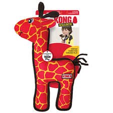 Kong Ballistic Giraffe Dog Toy – Reinforced Plush Tug & Fetch Toy | Medium & Large Dogs
