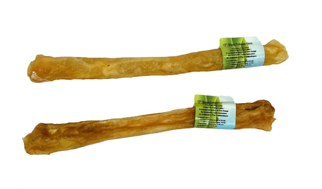 Nature's Own Large Beef Collagen Stick | 12 inch | Bully Stick Alternative | Dog Chew
