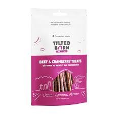 Tilted Barn Beef & Cranberry Dog Treats | Canadian Beef & Real Cranberry | Soft Training Treats | 100g