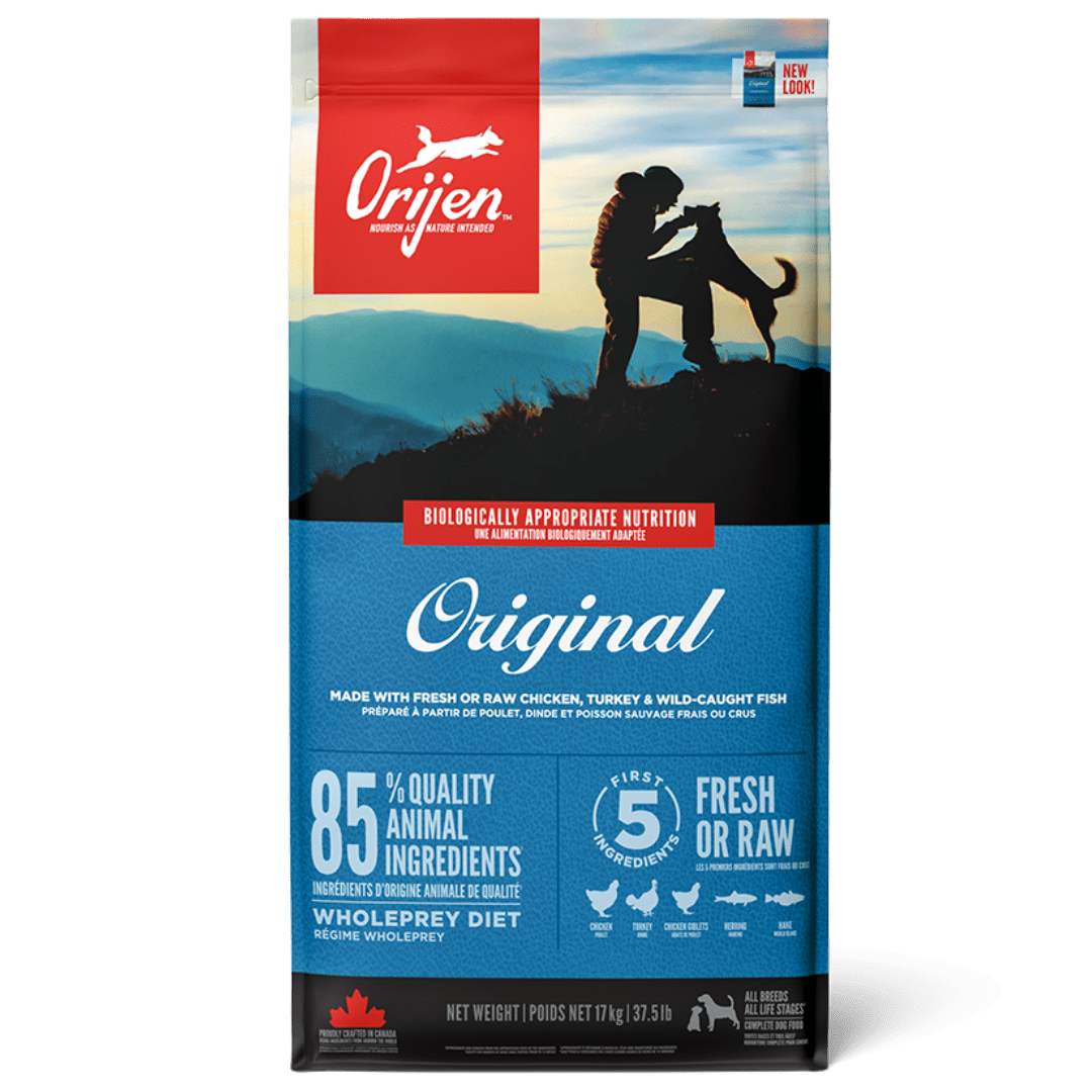 ORIJEN Original Dry Dog Food | 85% Animal Ingredients | Free-Run Chicken & Wild Fish | 2kg, 6kg & 11.4kg