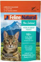 Feline Natural Beef & Hoki Freeze-Dried Cat Food | Grain-Free Raw, Made in New Zealand, 11oz