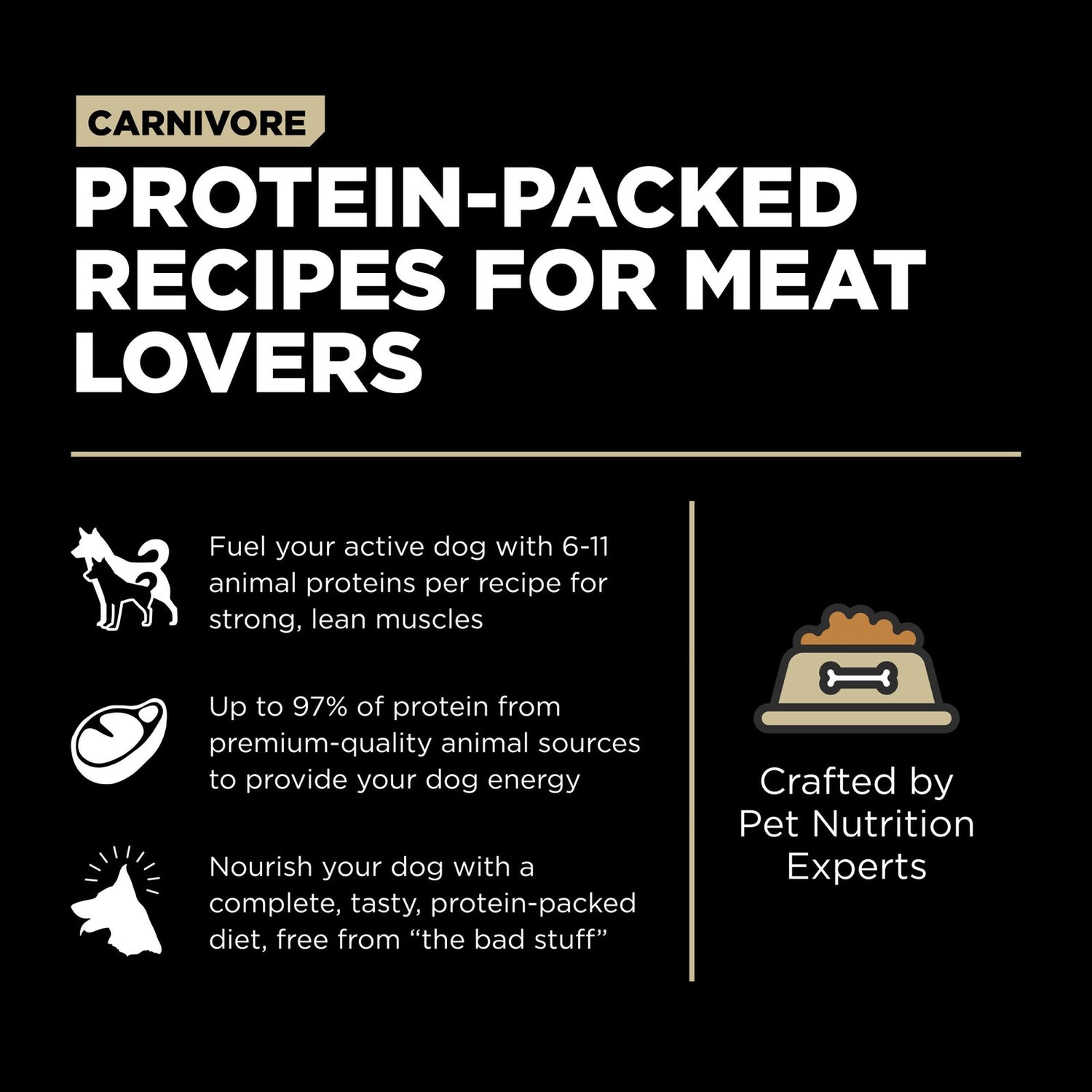 Go! Solutions Carnivore Lamb + Wild Boar Grain-Free Dry Dog Food – Exotic Protein, Made in Ontario