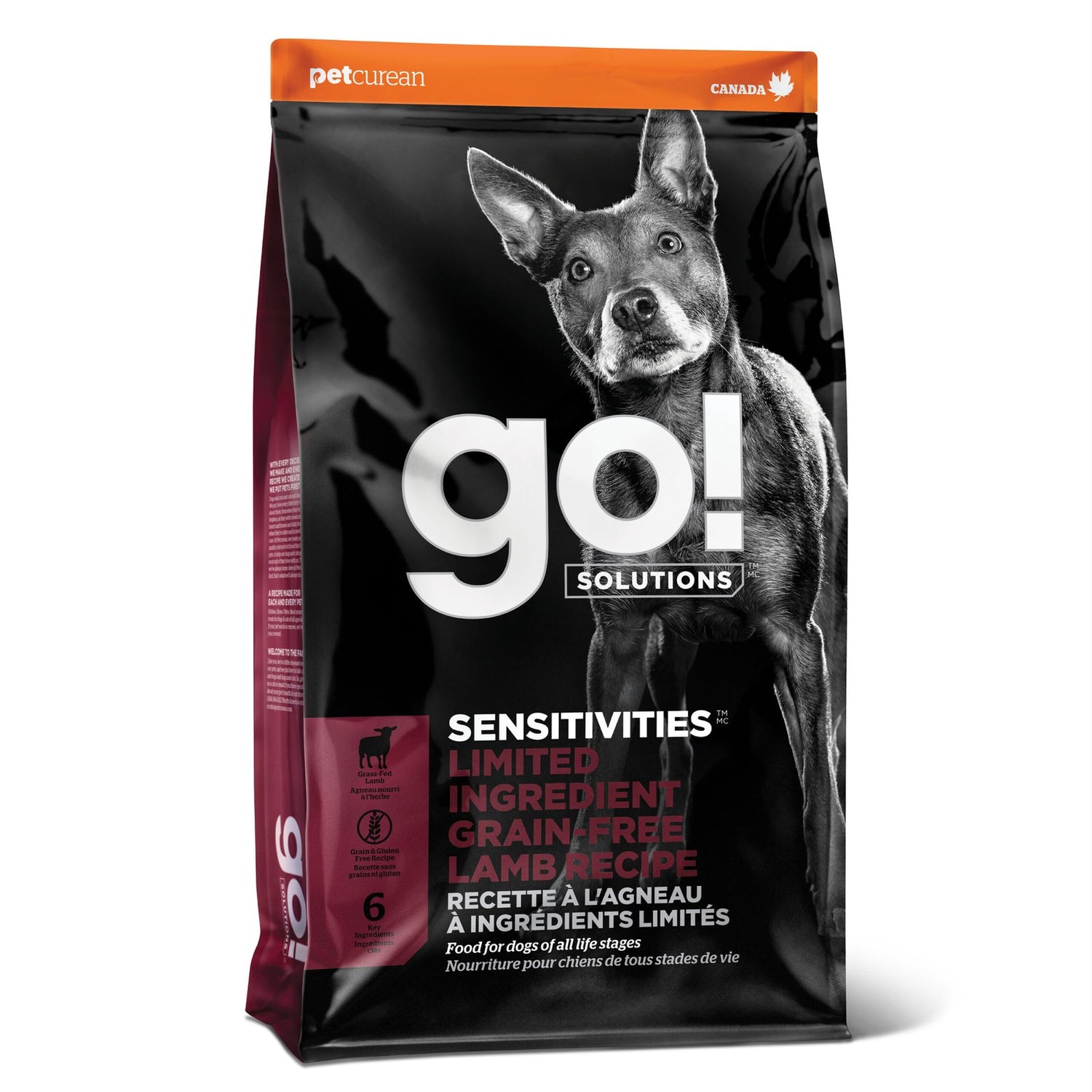 Go! Solutions Sensitivities Limited Ingredient Grain-Free Lamb Dry Dog Food – Single Protein, Sensitive Stomach | Made in Ontario