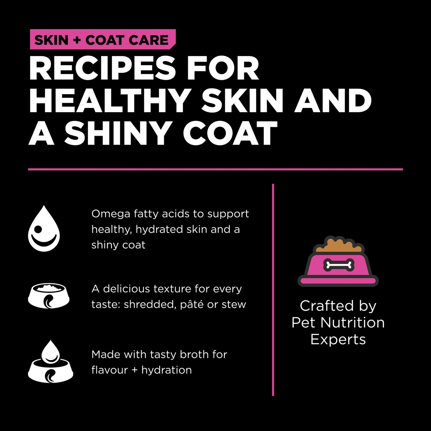 Go! Solutions Skin + Coat Care Minced Chicken with Grains Wet Cat Food – Omega-Rich, Healthy Skin & Coat | Made in Ontario