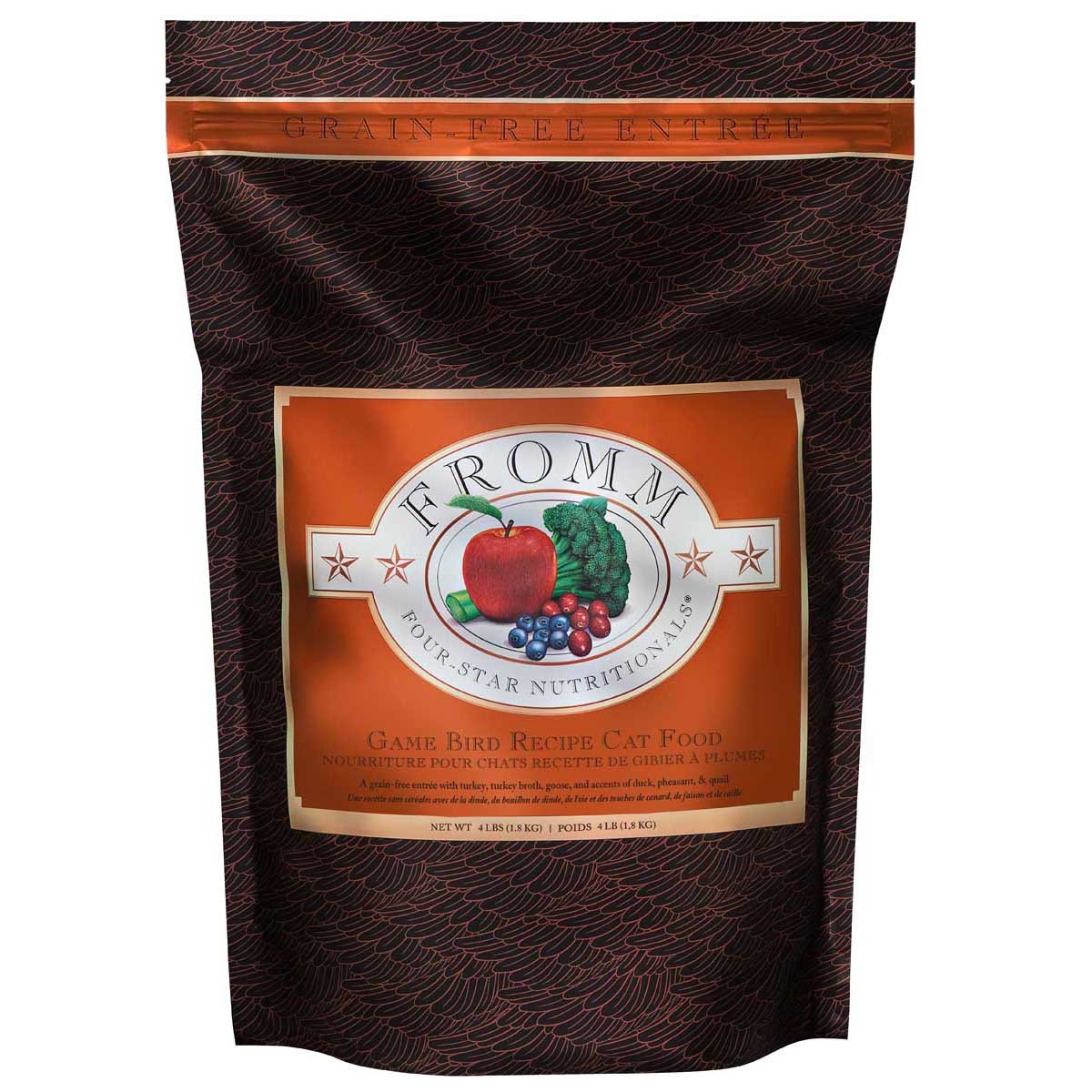 Fromm Four-Star Game Bird Grain-Free Dry Cat Food | Multi-Protein Rotation Diet, 1.8kg