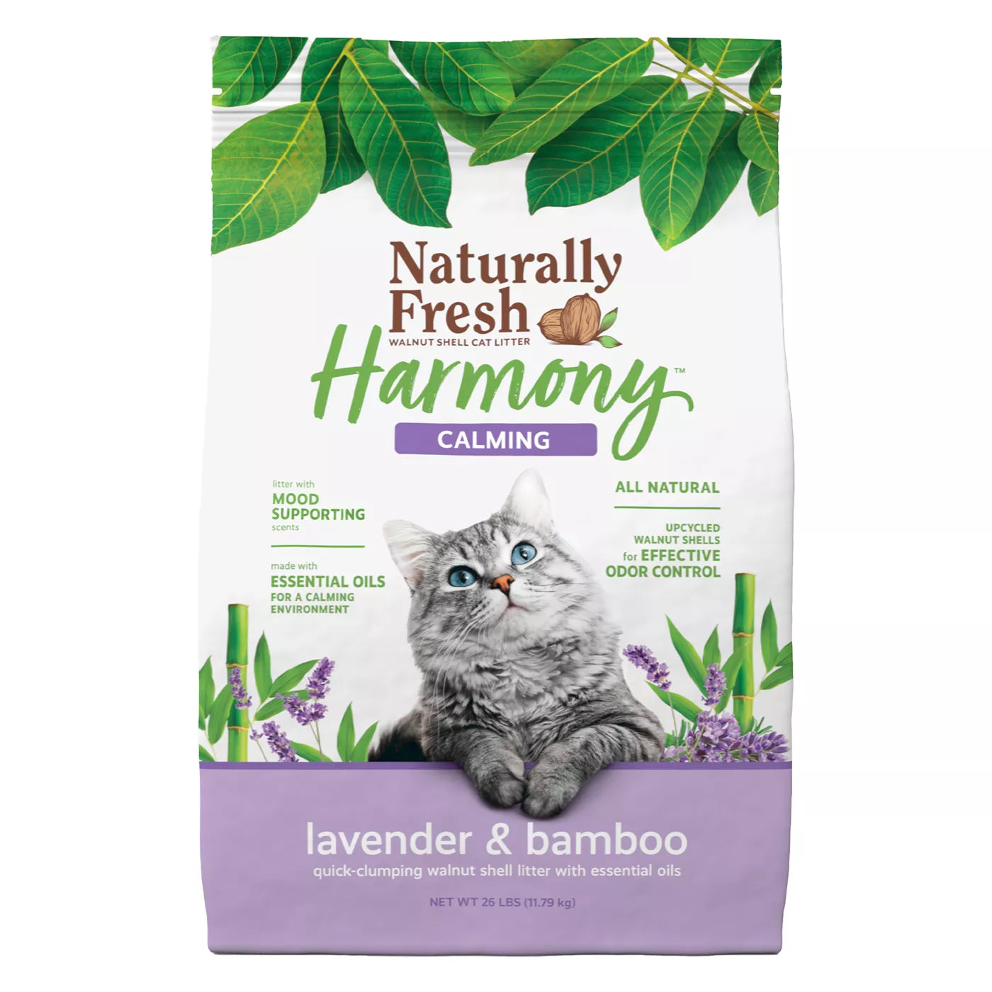 Naturally Fresh Harmony Lavender & Bamboo Cat Litter | Eco-Friendly | 14lb & 26lb