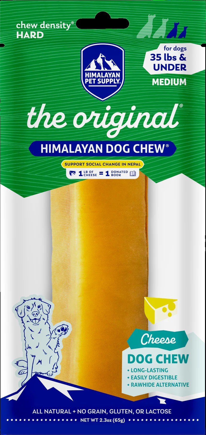 Himalayan Pet Supply Cheese Flavoured Dog Chew - Medium